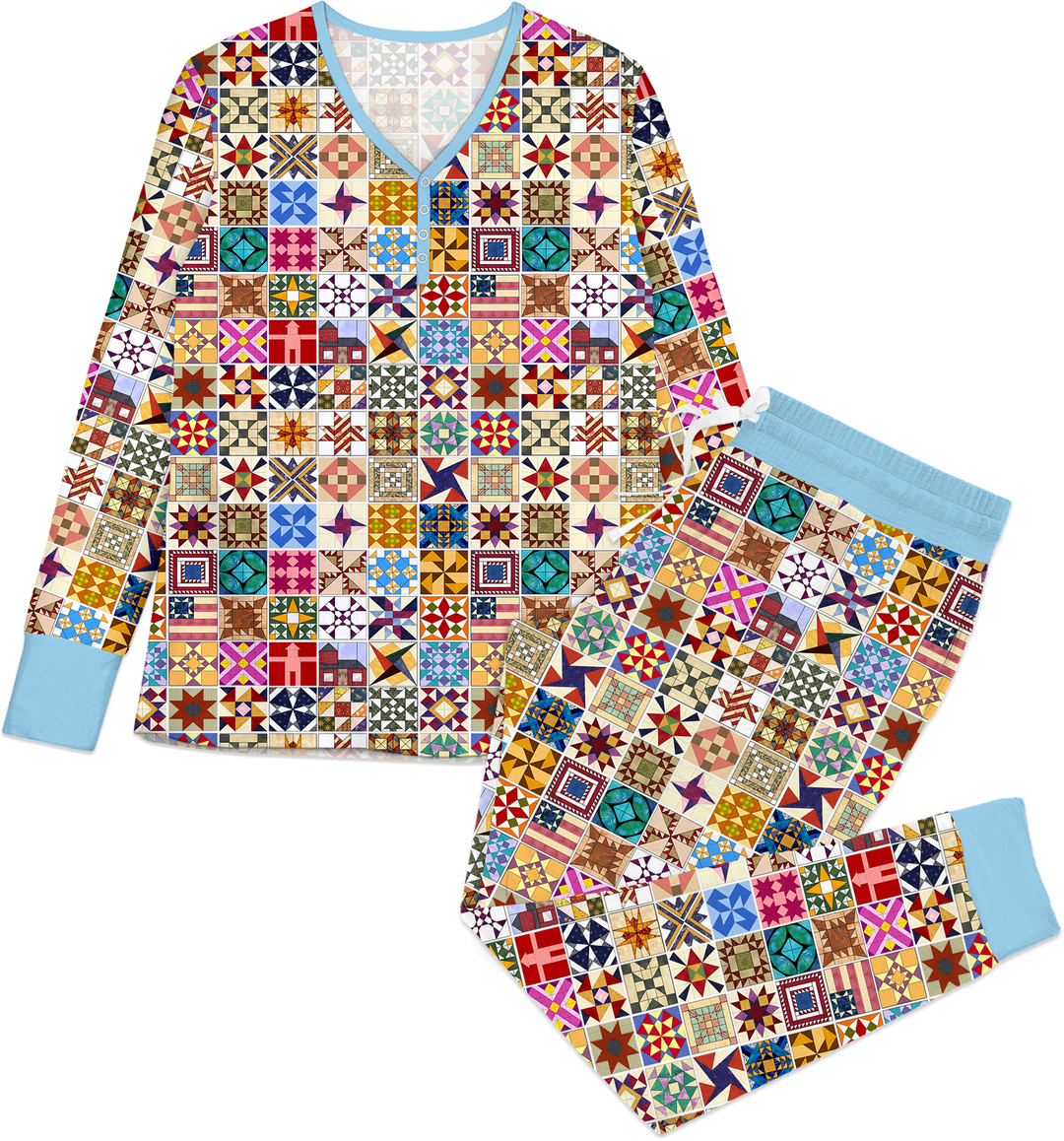 Heritage Quilt Women Pajama Set