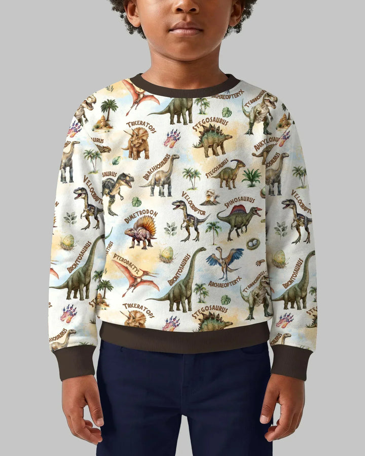 Dino Discovery Bamboo Crewneck Sweatshirt
