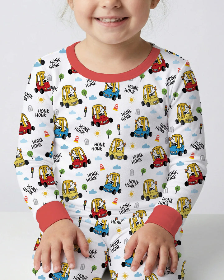 Honk Honk Silly Goose Bamboo Two Piece Long Sleeve Pajama Set