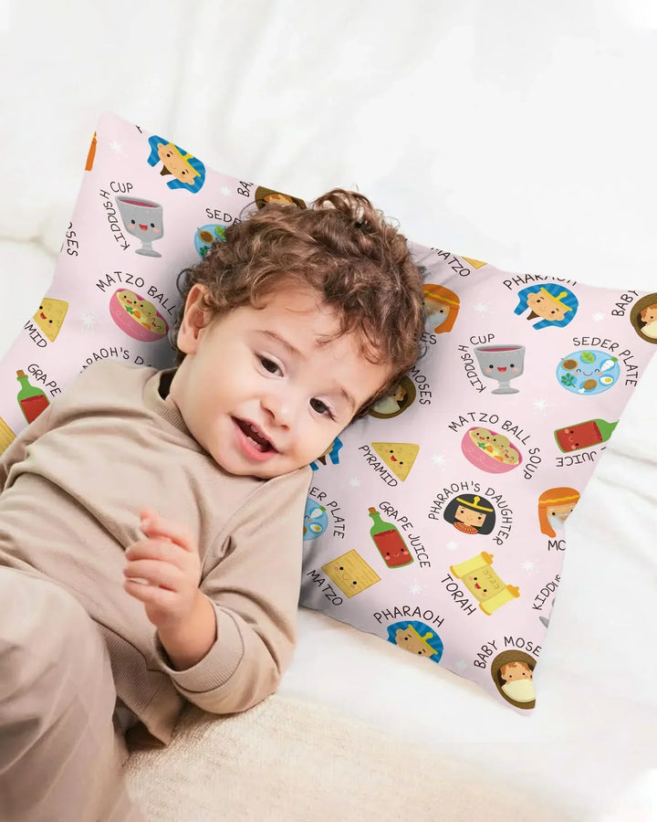 Cute Passover Characters Pillow Case