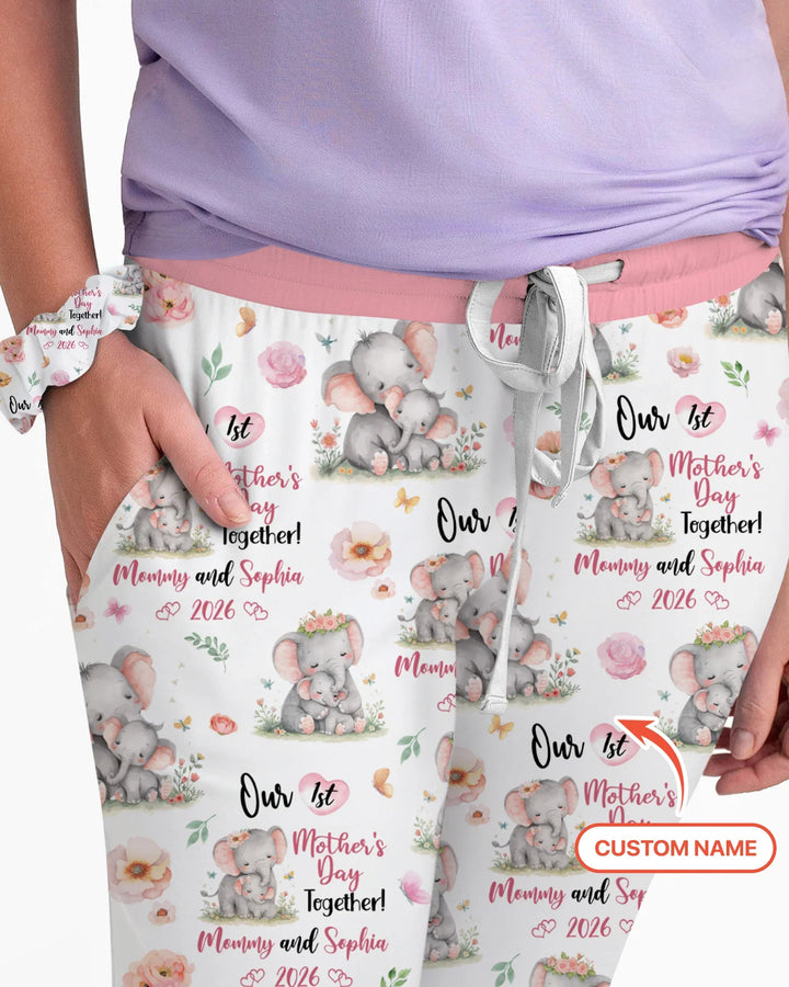 Personalized Our 1st Mother's Day Together Bamboo Women Pajama Set