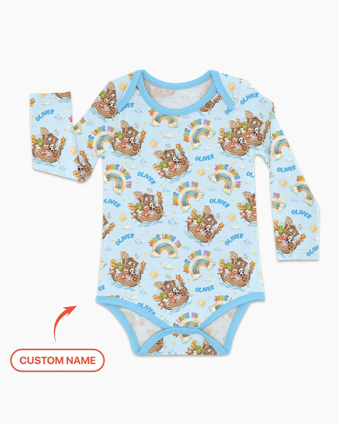 Gerippte Babykleidung mit individuellem Foto - Weich &amp; Skizzenhaft