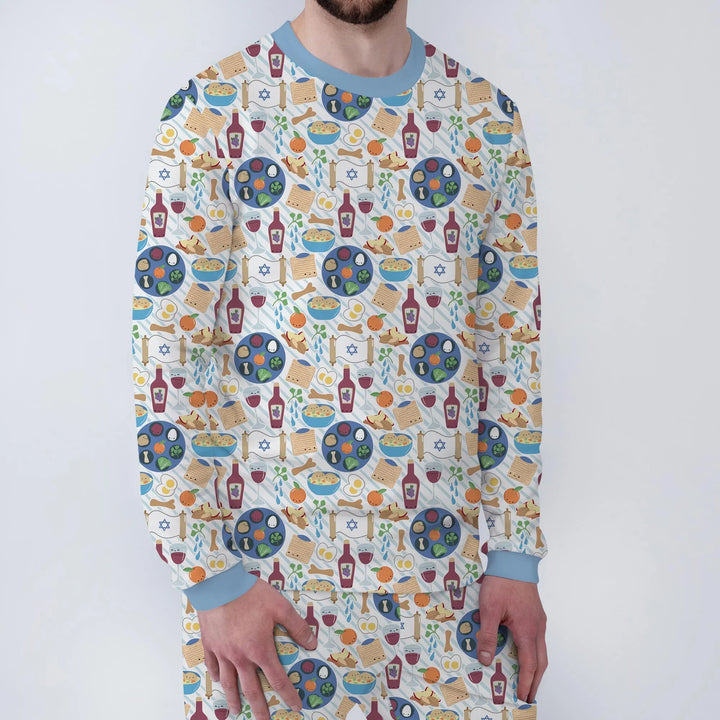 Vorlage Herren-Pyjama-Set