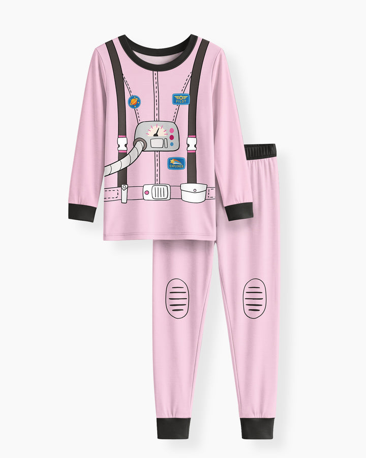 Future Astronaut Bamboo Two Piece Long Sleeve Pajama Set