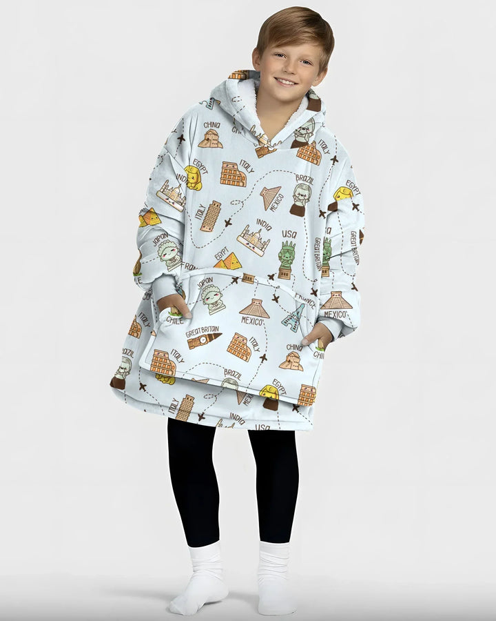 Kawaii World Tour Wearable Blanket Hoodie