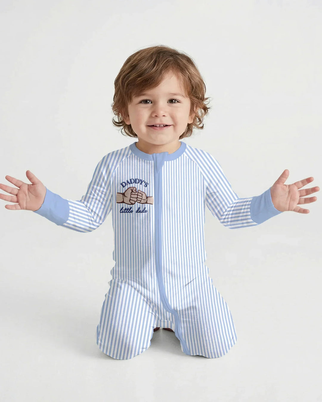 Embroidered Daddy's Little  Bamboo Convertible Zippy