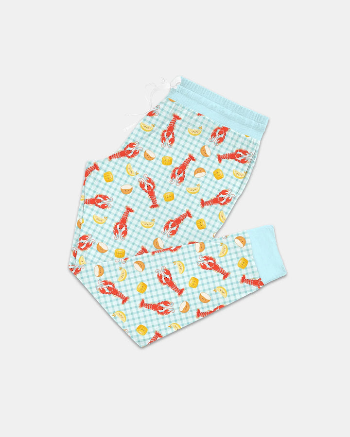 Preppy Crawfish Season Bamboo Women Pajama Set