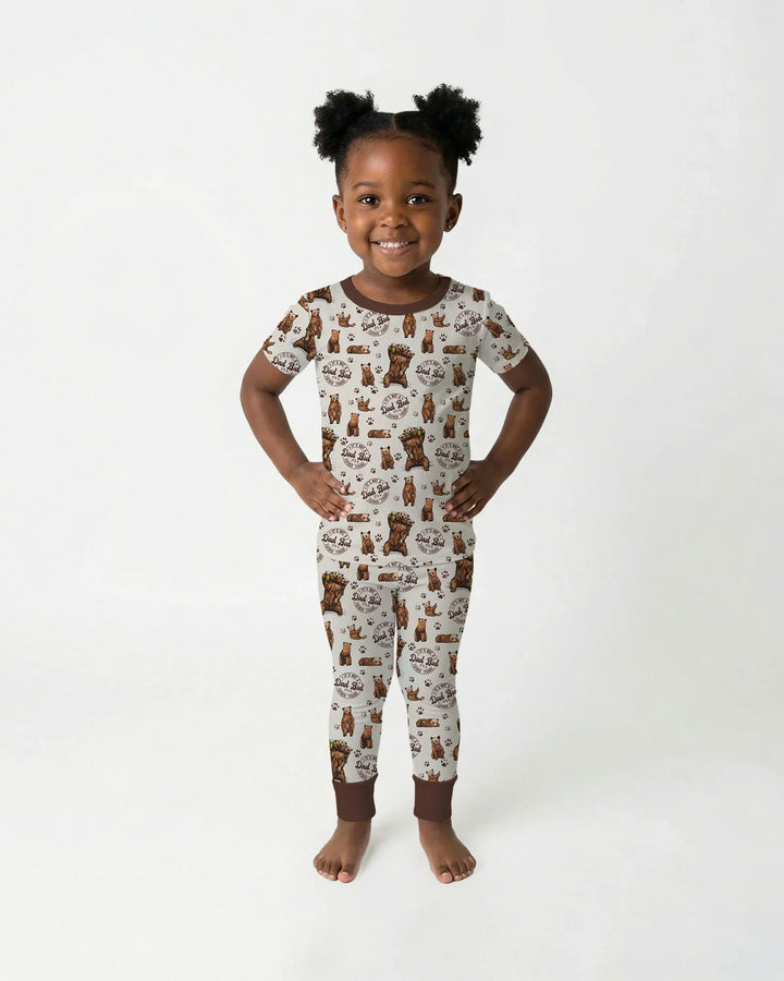 Daddy Bear It's Not A Dad Bod Bamboo Two Piece Short Sleeve Pajama Set