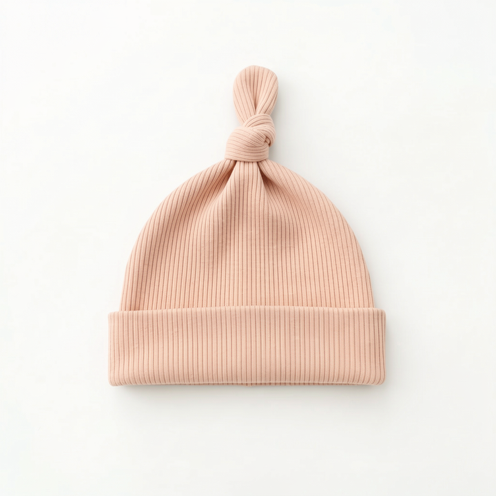 Ribbed Bamboo Knotted Hat