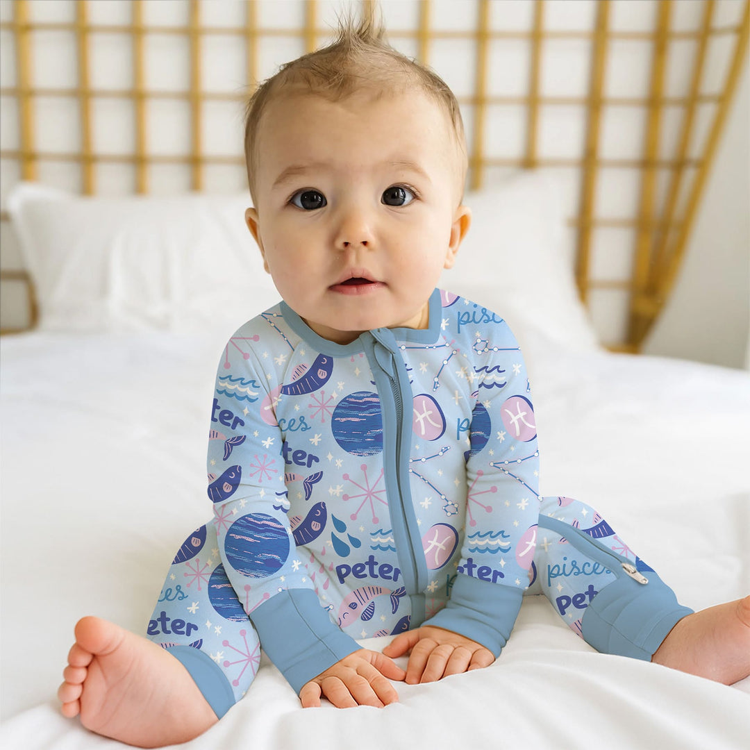 Custom Name Zodiac Pisces Convertible Zippy