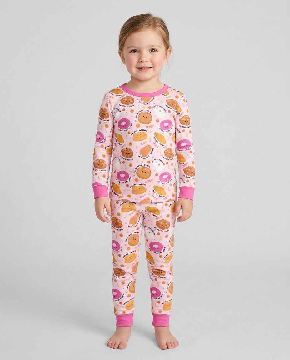 Pan Dulce Fiesta Bamboo Two Piece Long Sleeve Pajama Set