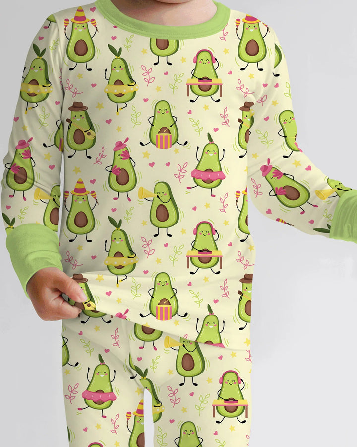 Avocado Fiesta Two Piece Long Sleeve Pajama Set