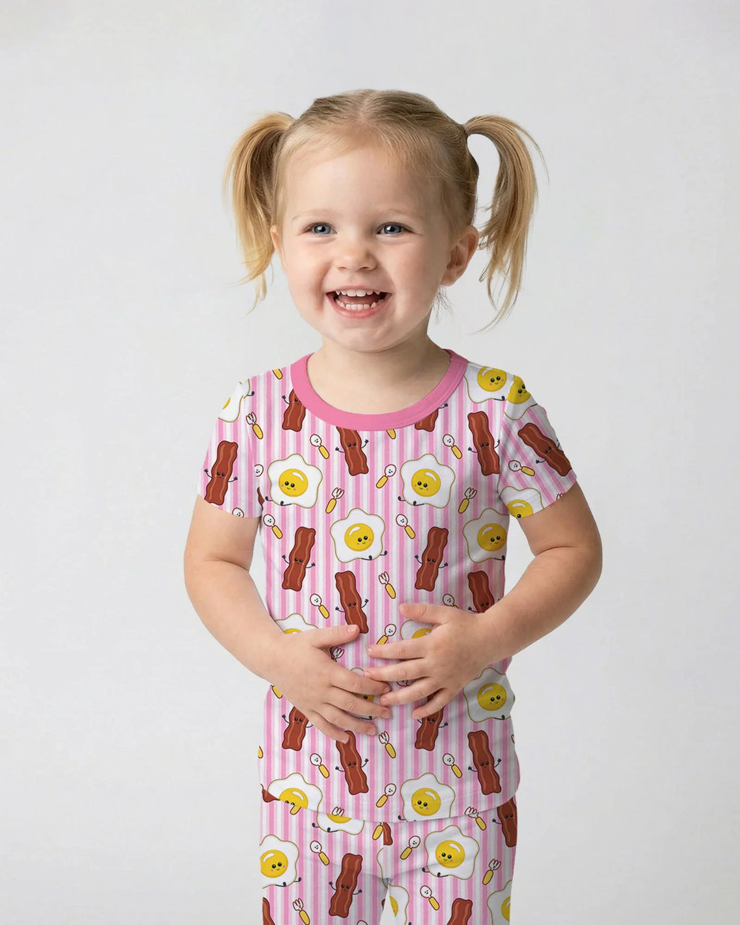 Breakfast Club Bamboo Two Piece Short Sleeve Pajama Set