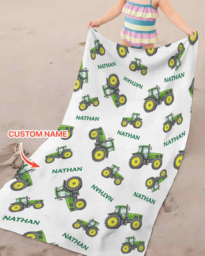 Vorlage personalisiertes Bambus-Strandtuch