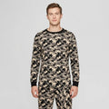 Camo Halloween Ghost Bamboo Men's Pajama Set