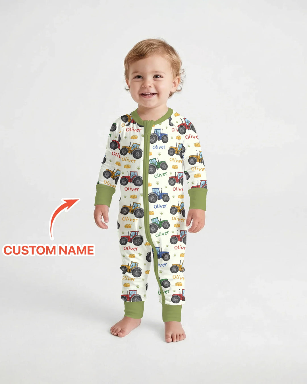 Custom Name A Little Dirt Never Hurt Bamboo Convertible Zippy
