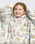 Child of God Whimsy Woodland Wearable Bamboo Blanket Hoodie