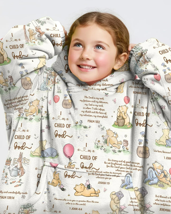 Child of God Whimsy Woodland Wearable Blanket Hoodie