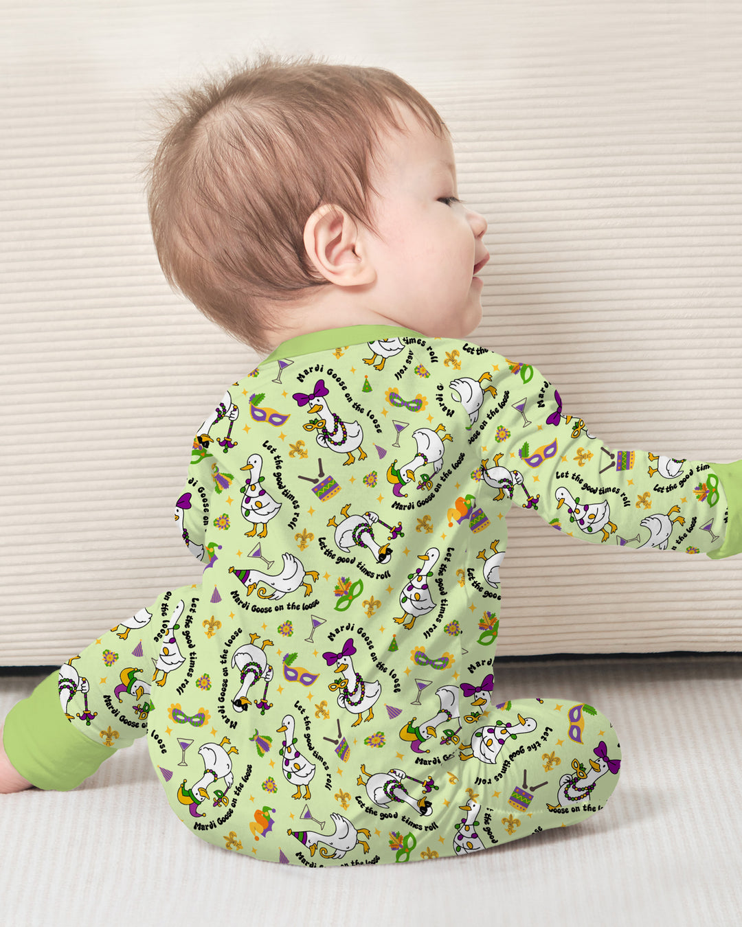 Mardi Gras Silly Goose Convertible Zippy