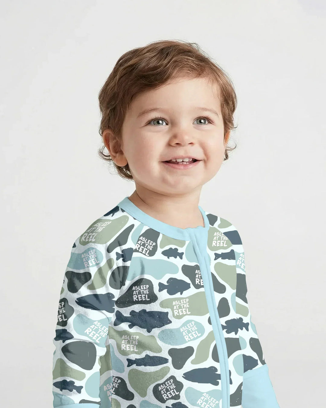 Asleep At The Reel Matching Daddy & Me Convertible Zippy