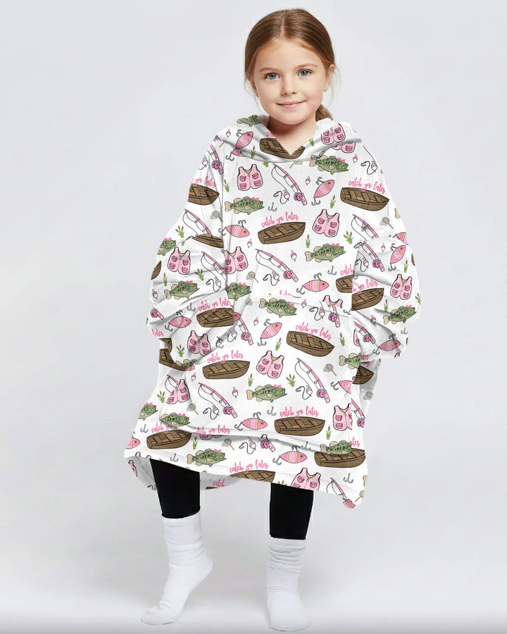 Catch Ya Later Wearable Bamboo Blanket Hoodie
