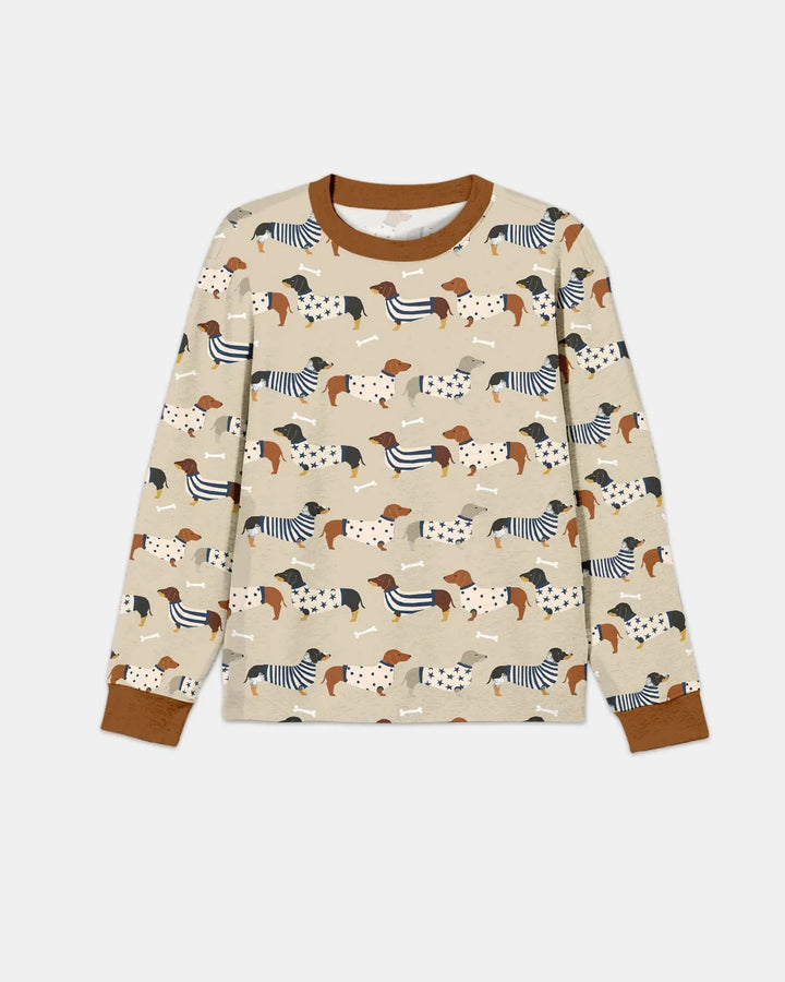 Cute Wieners Men's Pajama Set