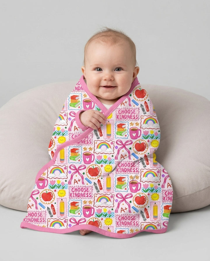 Kindness School Girl Bamboo Blanket