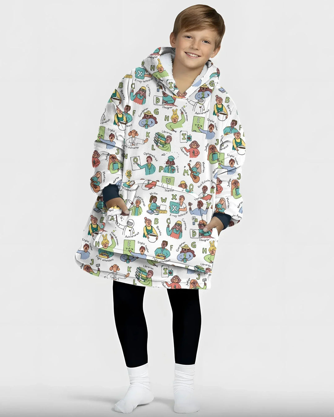 Plantilla de Sudadera Manta de Bambú Personalizada