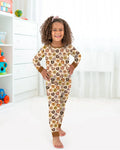 Black Month History Family Matching Bamboo Two Piece Long Sleeve Pajama Set