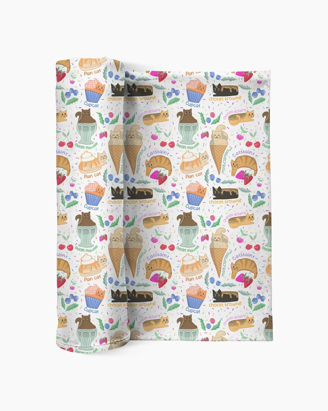 Purrfect Treats swaddle blanket