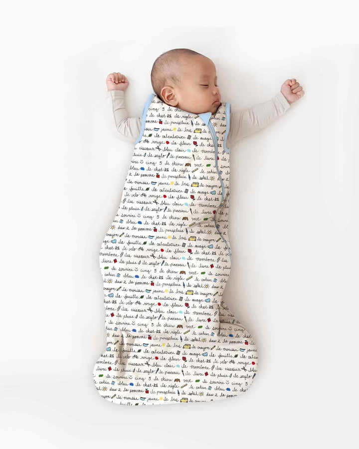 French Classroom Notes Bamboo Sleep Bag