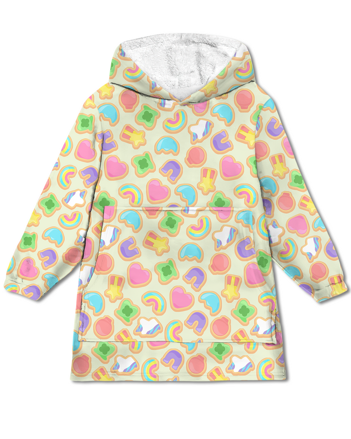Lucky Marshmallow Cookies Blanket Hoodie