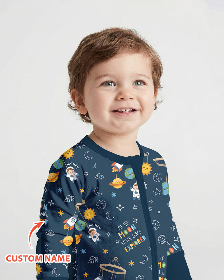 Gerippte Babykleidung mit individuellem Foto - Weich &amp; Skizzenhaft