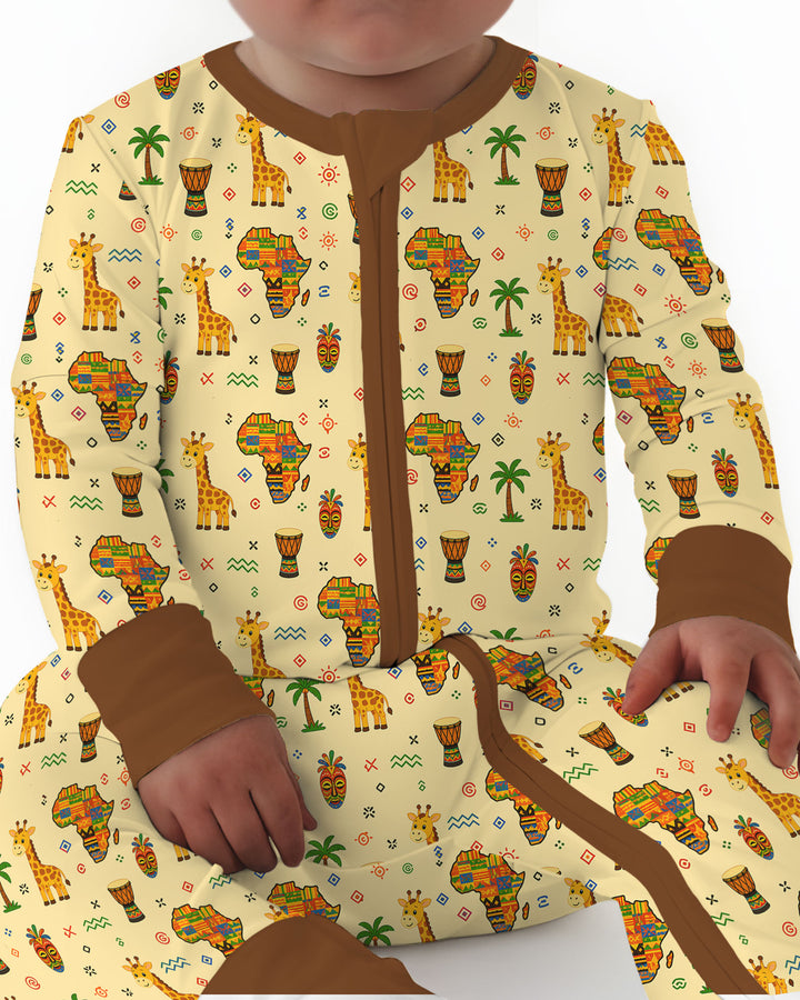 African Culture Bamboo Convertible Zippy
