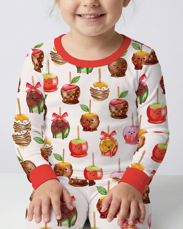 Conjunto de pijama de dos piezas de bambú con mangas largas, plantilla PERSONALIZADA