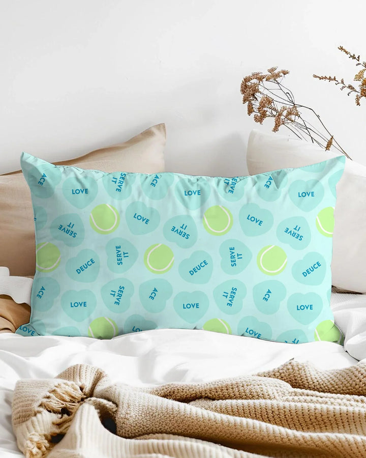 Tennis with Love Bamboo Pillow Case
