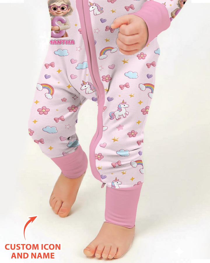 Little Star Initial Bamboo Convertible Zippy