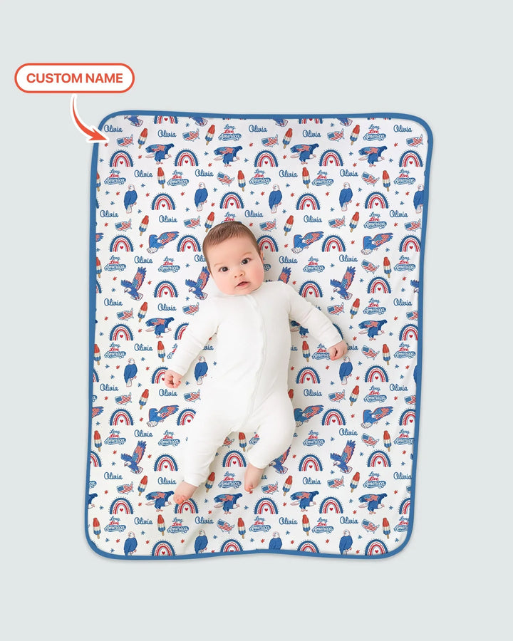 Long Live America Bamboo Blanket