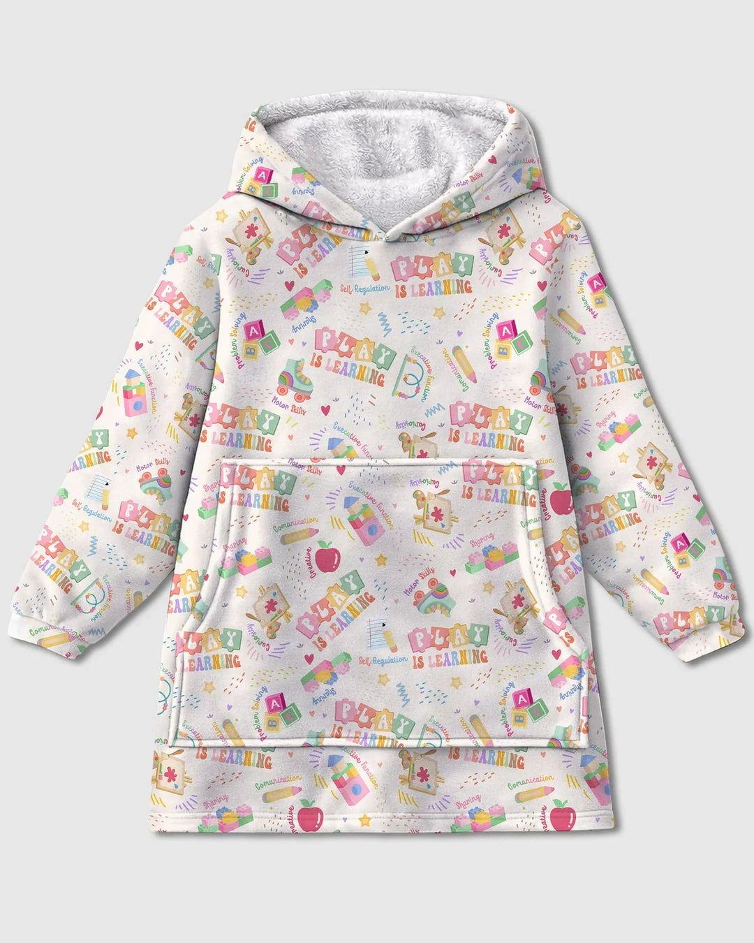 Play and Learn Bamboo Blanket Hoodie