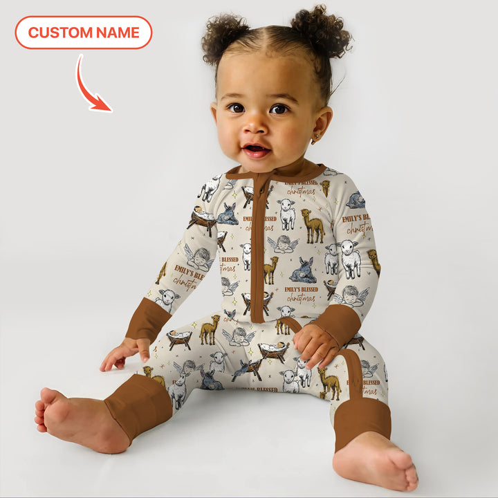 Gerippte Babykleidung mit individuellem Foto - Weich &amp; Skizzenhaft