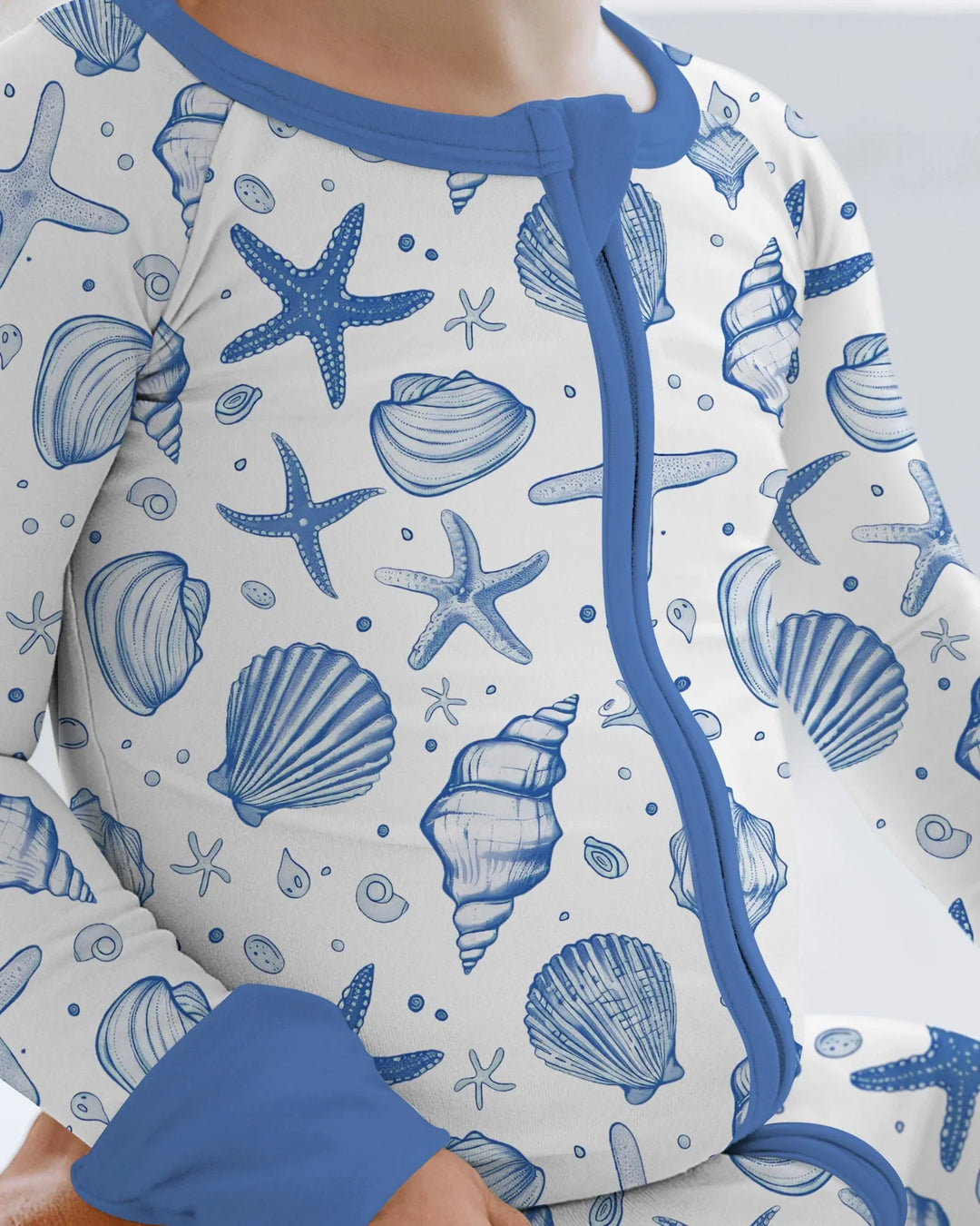 Coastal Charm Family Matching Bamboo Convertible Zippy