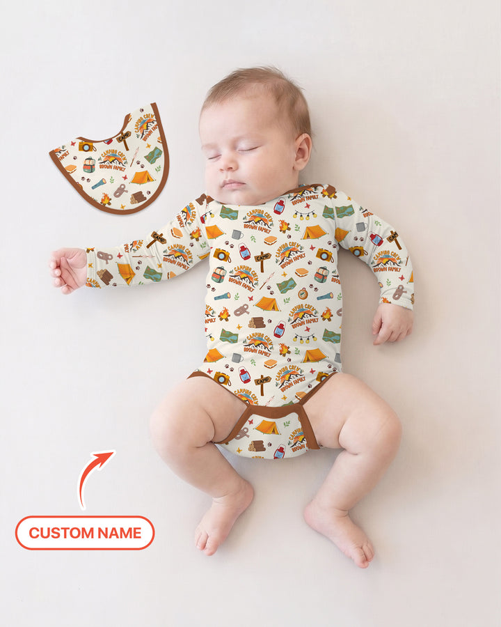 Gerippte Babykleidung mit individuellem Foto - Weich &amp; Skizzenhaft