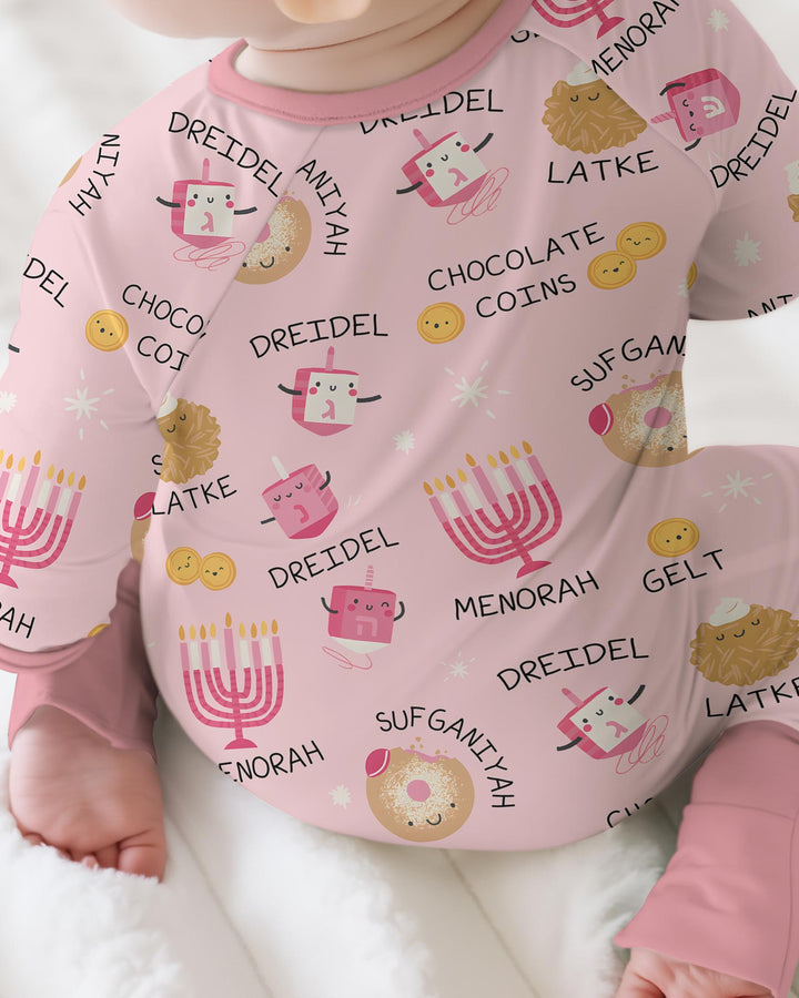 Family Hanukkah Matching Bamboo Convertible Zippy