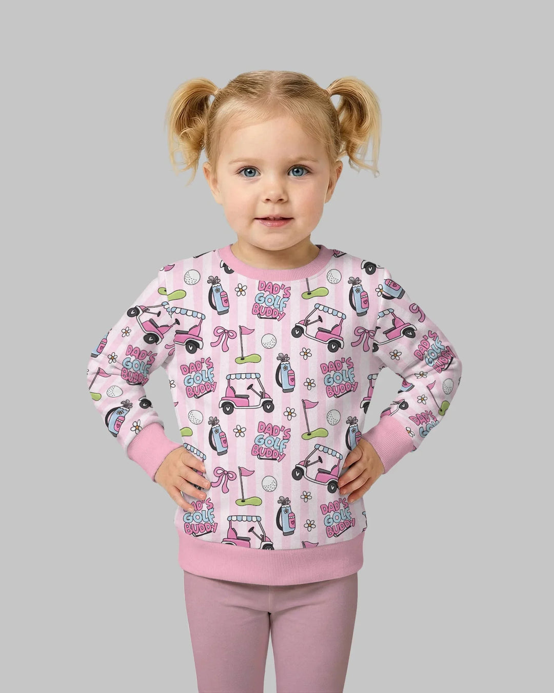Dad's Golf Buddy Bamboo Crewneck Sweatshirt