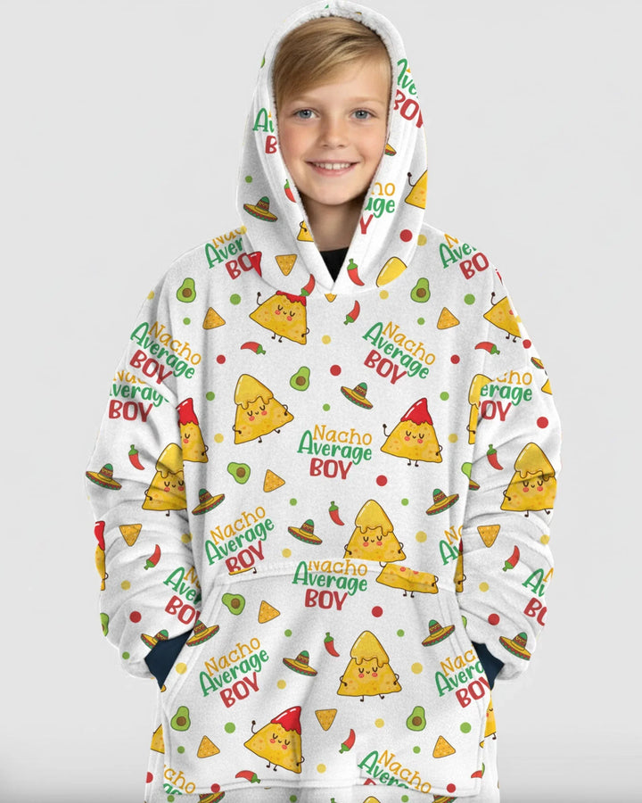 Lil Nacho Average Kid Tragbarer Bambus-Deckenhoodie