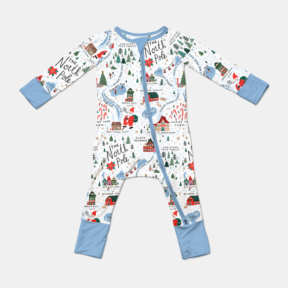 The North Pole Map Convertible Zippy , The North Pole Map Convertible Zippy - 0-3M