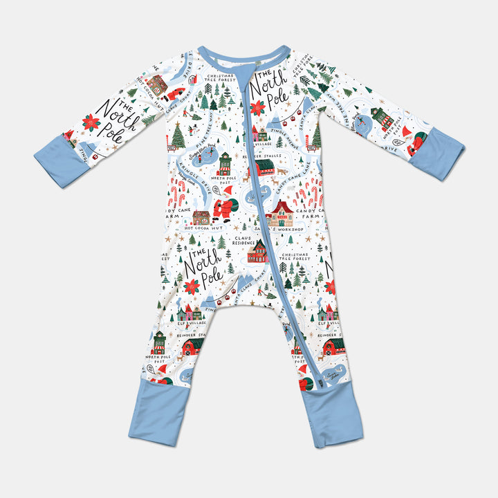 The North Pole Map Convertible Zippy , The North Pole Map Convertible Zippy - 0-3M