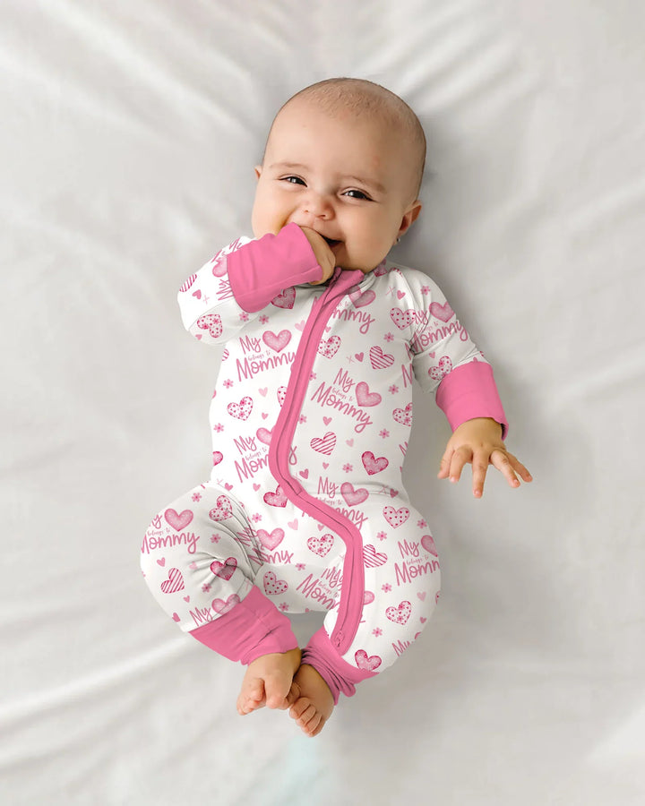 My Heart Belongs To Mommy Bamboo Convertible Zippy