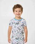 Dua, Dhikr, Dream Matching Family Bamboo Two Piece Short Sleeve Pajama Set