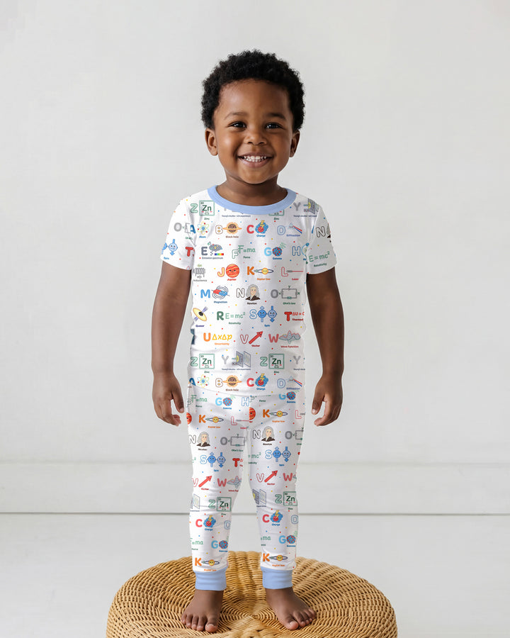 Zweiteiliges, kurzärmliges Pyjama-Set mit Marienkäfern